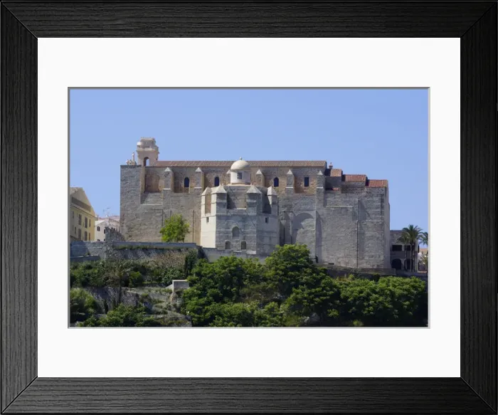 Framed Print : Menorca, Spain - Menorca, Mat. Francisco Cathedral Framed Print : Menorca, Spain - Menorca, Mat. Francisco Cathedral