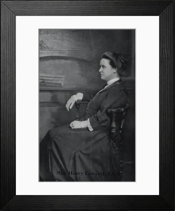 Framed Print : Millicent Garrett Fawcett Framed Print : Millicent Garrett Fawcett