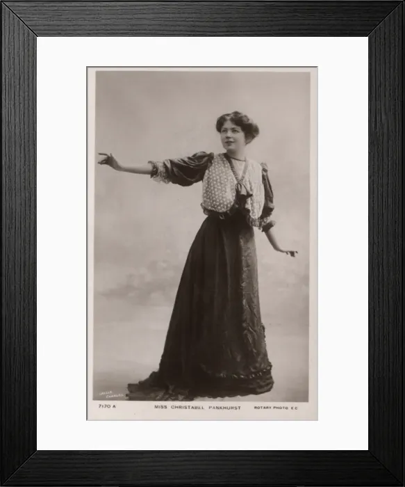 Framed Print : Christabel Pankhurst Framed Print : Christabel Pankhurst