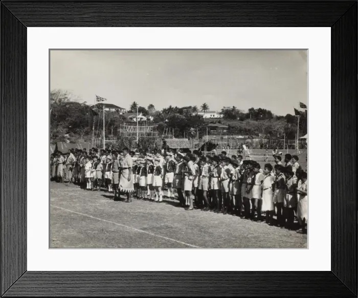 Framed Print : Scouting event in Fiji, South Pacific Framed Print : Scouting event in Fiji, South Pacific