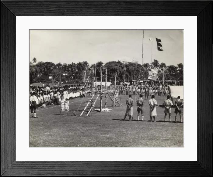 Framed Print : Scouting event in Fiji, South Pacific Framed Print : Scouting event in Fiji, South Pacific