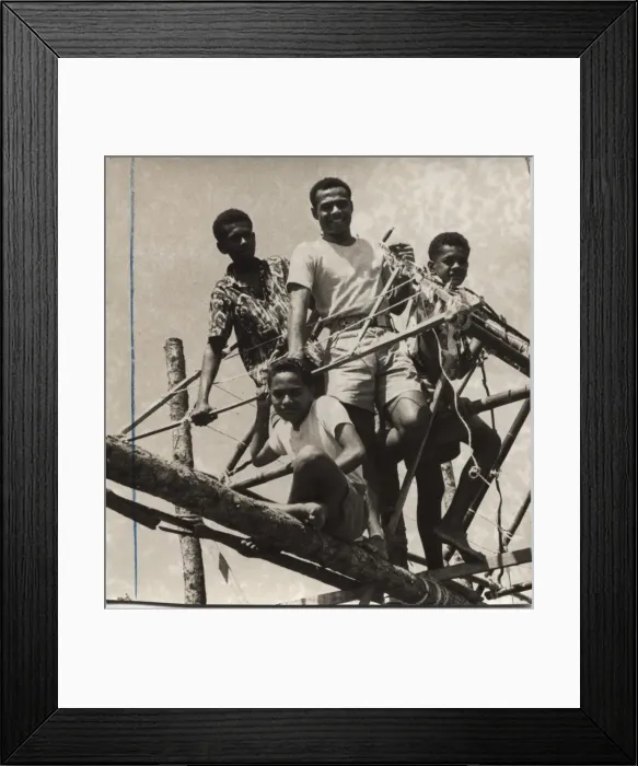 Framed Print : Scouts from Fiji, South Pacific Framed Print : Scouts from Fiji, South Pacific