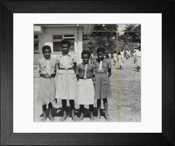 Framed Print : Scouts and Guides from Fiji, South Pacific Framed Print : Scouts and Guides from Fiji, South Pacific