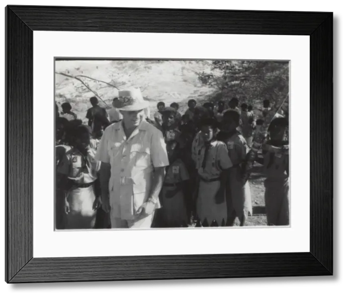 Framed Print : Chief Scout of Fiji, Sir Derek Galloway Framed Print : Chief Scout of Fiji, Sir Derek Galloway
