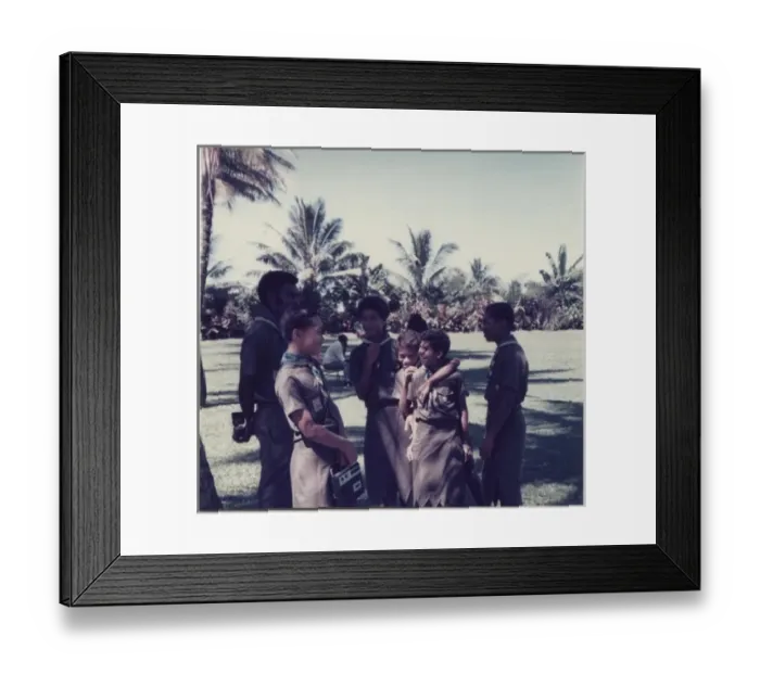 Framed Print : Scouts and Guides of Fiji, South Pacific Framed Print : Scouts and Guides of Fiji, South Pacific