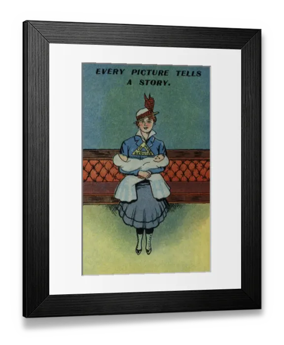 Framed Print : Woman on War Service Twins Framed Print : Woman on War Service Twins