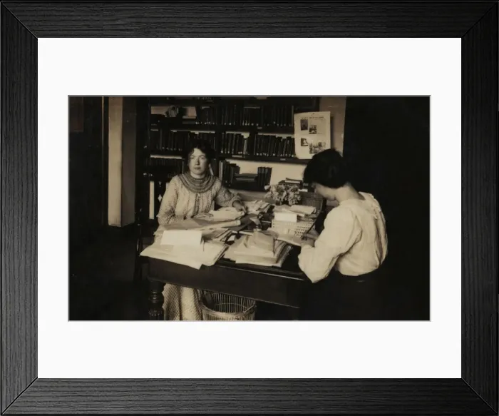 Framed Print : Christabel Pankhurst Office W. S. P. U Framed Print : Christabel Pankhurst Office W. S. P. U