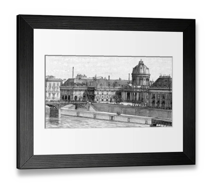 Framed Print : Paris, France - Palais de l Institut Framed Print : Paris, France - Palais de l Institut