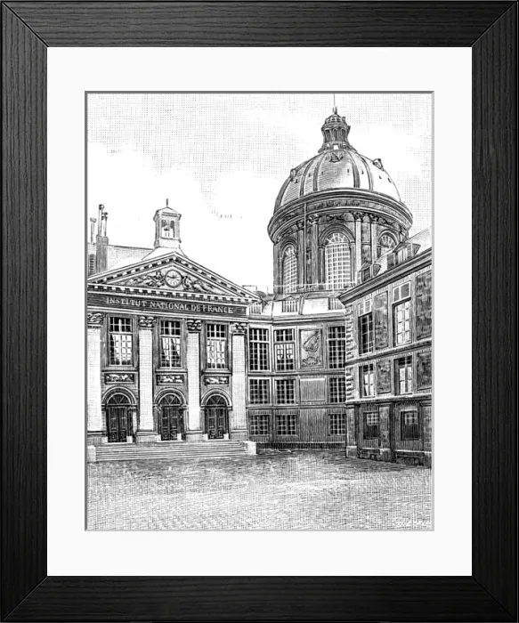Framed Print : Paris, France - Palais de l Institut Framed Print : Paris, France - Palais de l Institut