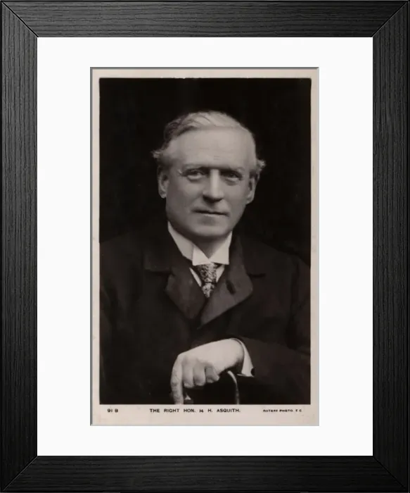 Framed Print : Suffragette Prime Minister H. Asquith Framed Print : Suffragette Prime Minister H. Asquith