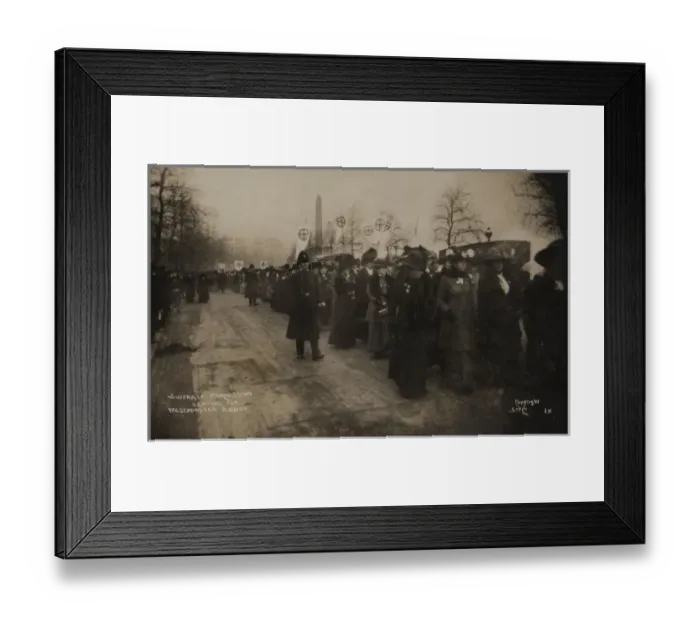 Framed Print : Church League for Womens Suffrage March Framed Print : Church League for Womens Suffrage March