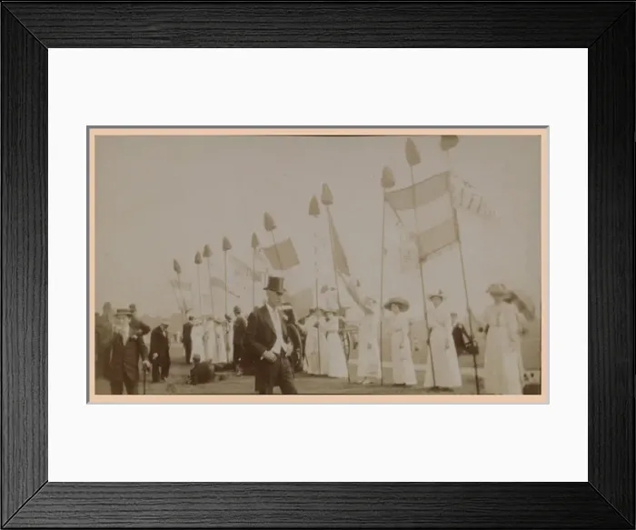Framed Print : Suffragette Demonstration Hyde Park 1912 Framed Print : Suffragette Demonstration Hyde Park 1912