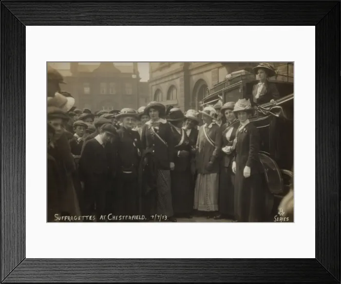 Framed Print : Suffrage Pilgrimage N. U. W. S.s 1913
