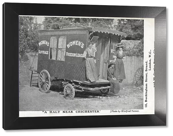 Suffragette Womens Freedom League Caravan