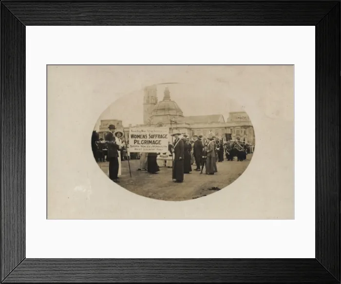 Framed Print : Suffrage Pilgrimage N. U. W. S.s 1913 Framed Print : Suffrage Pilgrimage N. U. W. S.s 1913