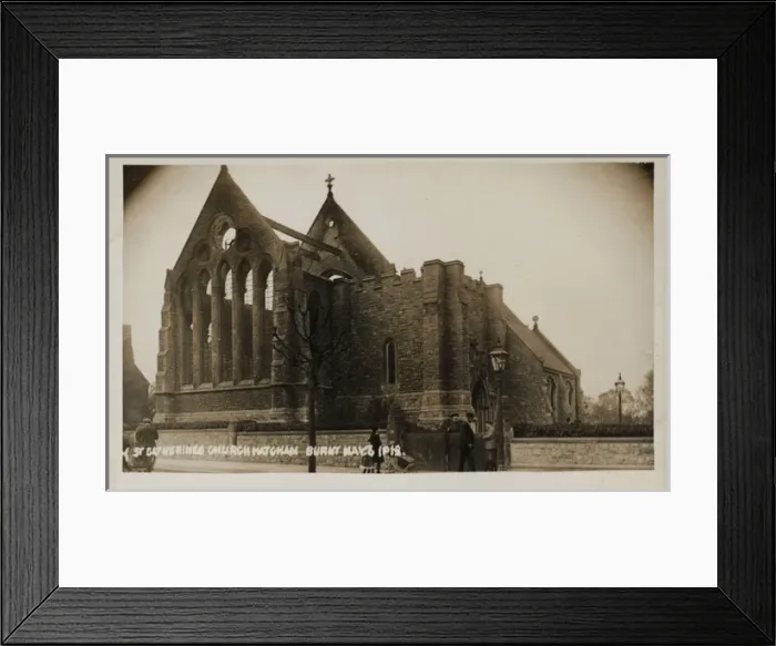 Framed Print : Suffragette Arson Hatcham Framed Print : Suffragette Arson Hatcham