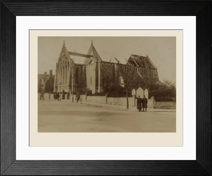Framed Print : Suffragette Arson Hatcham Framed Print : Suffragette Arson Hatcham