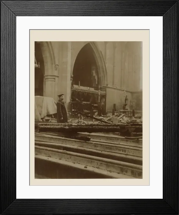 Framed Print : Suffragette Arson Hatcham Framed Print : Suffragette Arson Hatcham