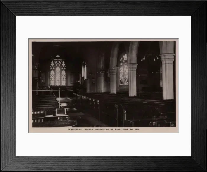 Framed Print : Suffragette Arson Wargrave Framed Print : Suffragette Arson Wargrave