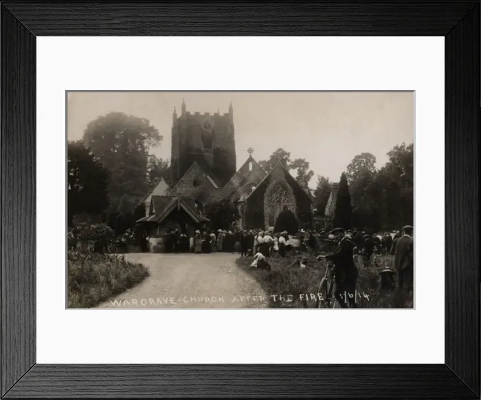 Framed Print : Suffragette Arson Wargrave Framed Print : Suffragette Arson Wargrave