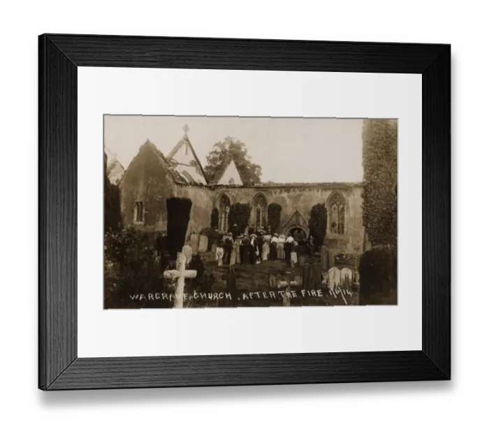 Framed Print : Suffragette Arson Wargrave Framed Print : Suffragette Arson Wargrave