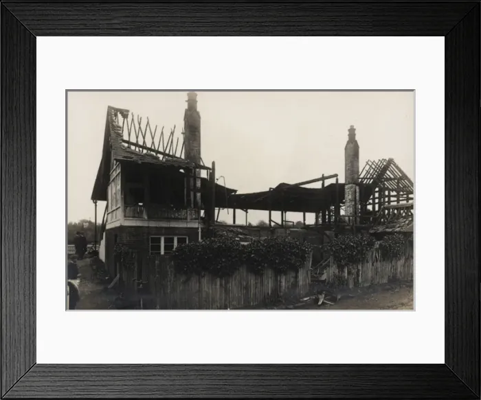 Framed Print : Suffragette Arson Tunbridge Wells Framed Print : Suffragette Arson Tunbridge Wells