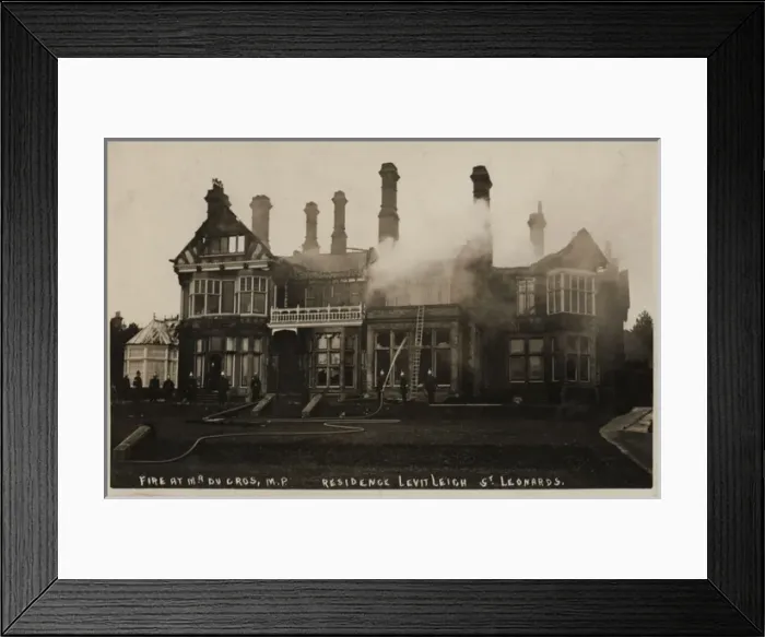 Framed Print : Suffragette Arson St. Leonards Framed Print : Suffragette Arson St. Leonards