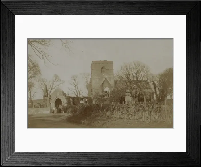 Framed Print : Suffragette Arson Whitekirk Framed Print : Suffragette Arson Whitekirk