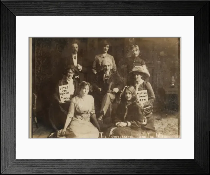 Framed Print : Suffragette Play Suffragette and the Man Framed Print : Suffragette Play Suffragette and the Man