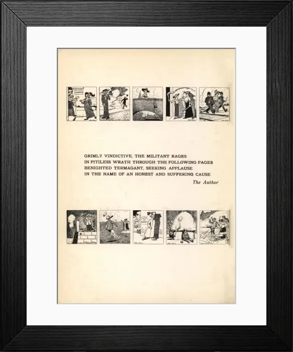 Framed Print : Suffragette Ruthless Rhymes of Martial Militants Framed Print : Suffragette Ruthless Rhymes of Martial Militants
