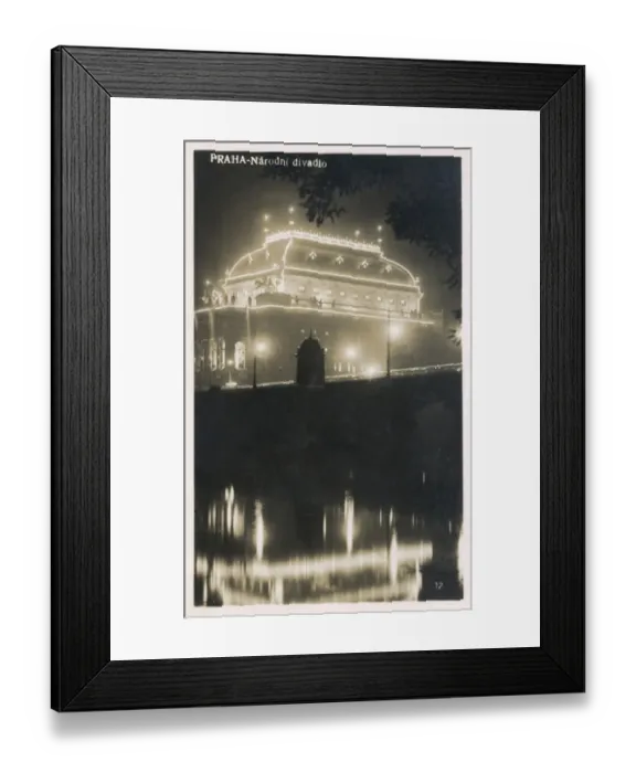 Framed Print : National Theatre, Prague, Czech Republic Framed Print : National Theatre, Prague, Czech Republic