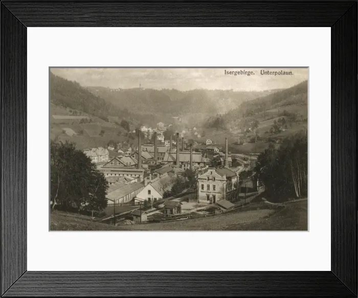 Framed Print : Factory in the Jizera Mountains, Eastern Europe Framed Print : Factory in the Jizera Mountains, Eastern Europe