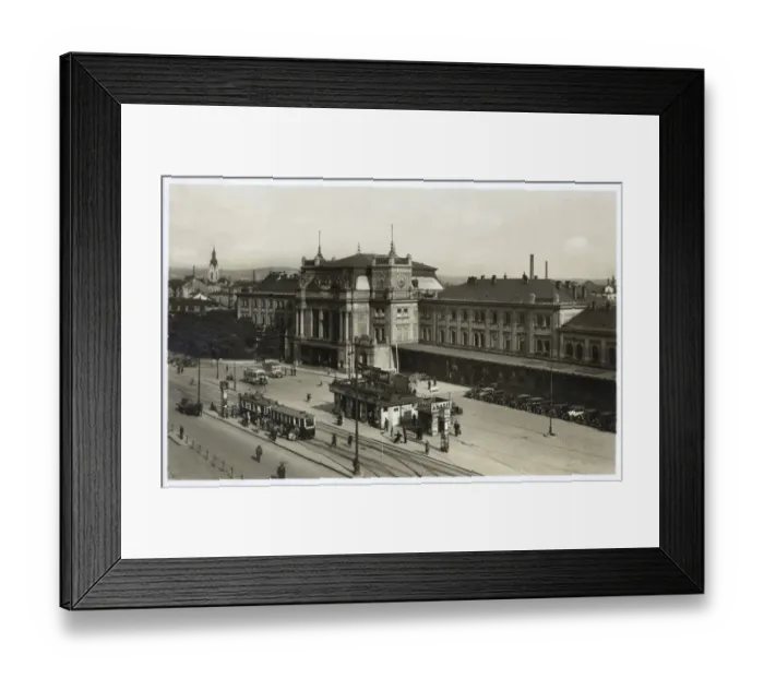 Framed Print : Railway station, Brno, Czech Republic Framed Print : Railway station, Brno, Czech Republic