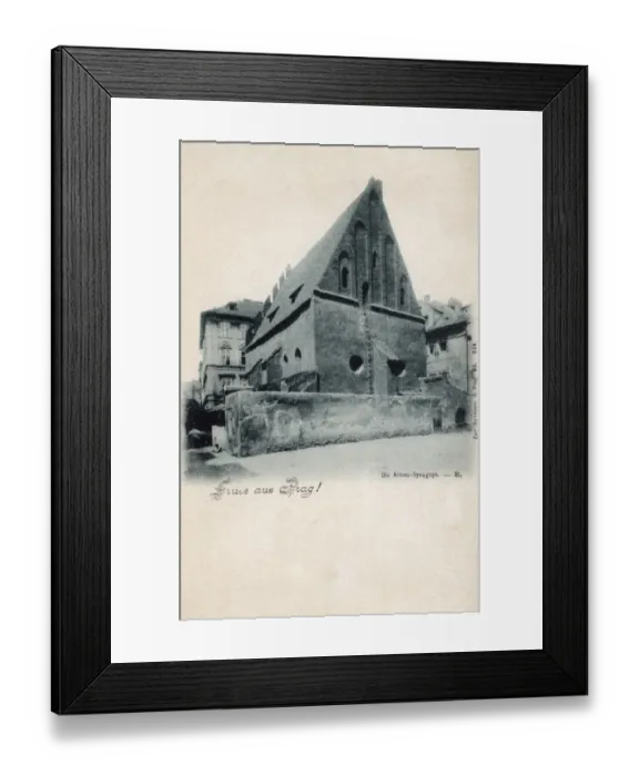 Framed Print : Old-New Synagogue, Prague, Czech Republic Framed Print : Old-New Synagogue, Prague, Czech Republic