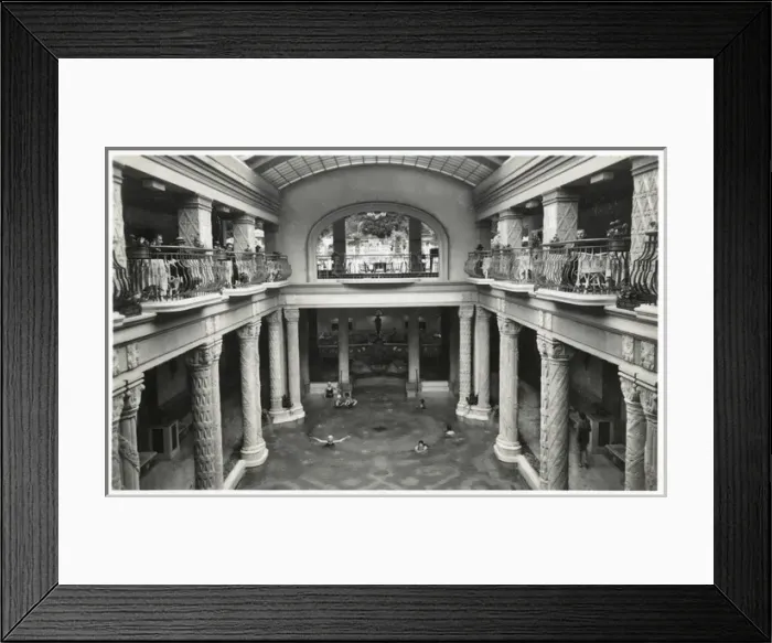 Framed Print : Inside spa hotel St Gellert, Budapest, Hungary Framed Print : Inside spa hotel St Gellert, Budapest, Hungary