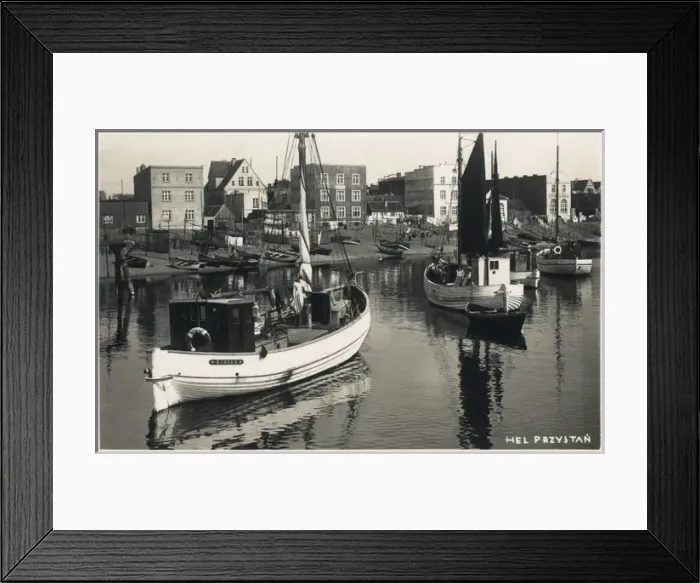 Framed Print : View of the Marina, Hel, near Gdansk, Poland Framed Print : View of the Marina, Hel, near Gdansk, Poland