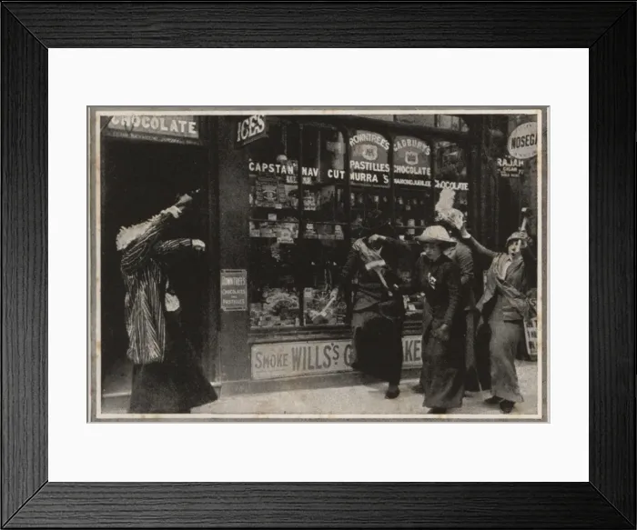 Framed Print : Suffragette Silent Film The Hunger Strike Framed Print : Suffragette Silent Film The Hunger Strike