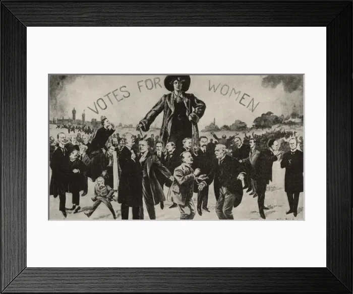 Framed Print : Suffragette Votes for Women Politicians Framed Print : Suffragette Votes for Women Politicians