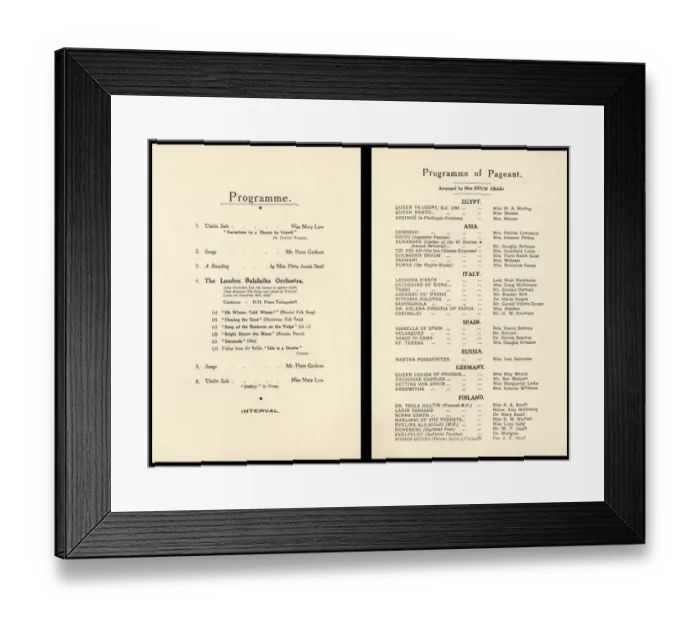 Framed Print : Suffrage Actresses Franchise League Framed Print : Suffrage Actresses Franchise League