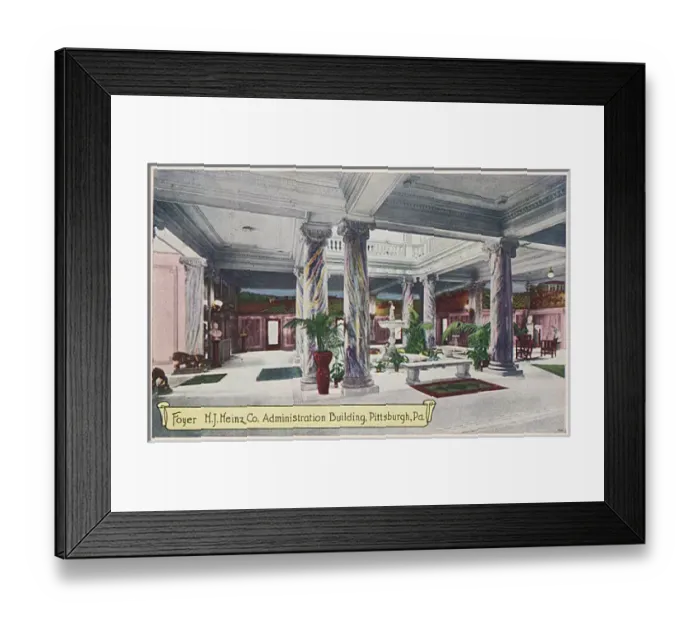 Framed Print : Foyer, H. J. Heinz Company, Pittsburgh, PA, USA Framed Print : Foyer, H. J. Heinz Company, Pittsburgh, PA, USA