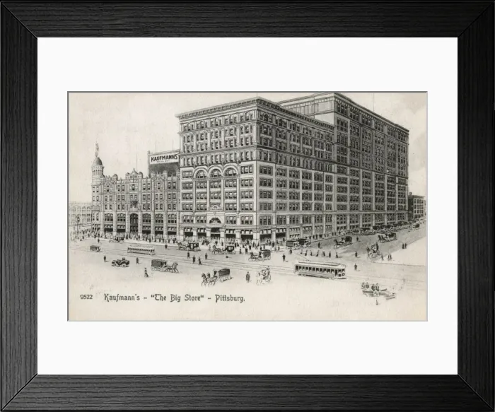 Framed Print : Kaufmanns Store, Pittsburgh, PA, USA Framed Print : Kaufmanns Store, Pittsburgh, PA, USA