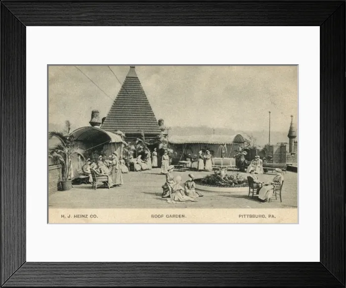 Framed Print : Roof Garden, Pittsburgh, PA, USA Framed Print : Roof Garden, Pittsburgh, PA, USA