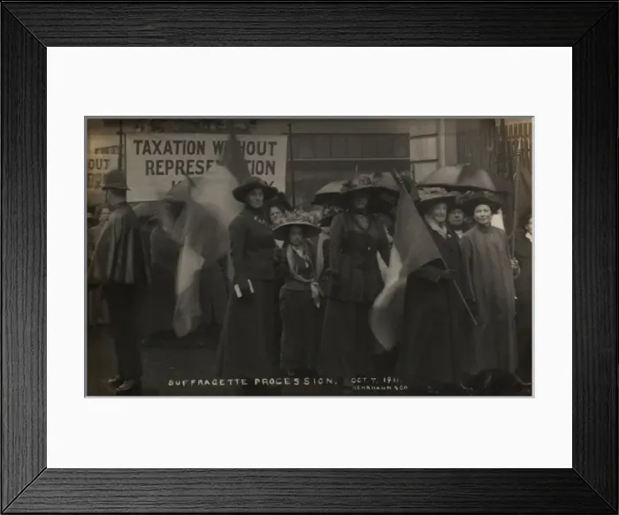 Framed Print : Suffragette March Christabel Pankhurst