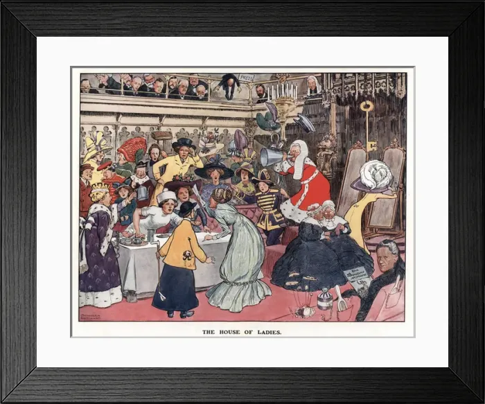 Framed Print : Suffragette House of Ladies Framed Print : Suffragette House of Ladies