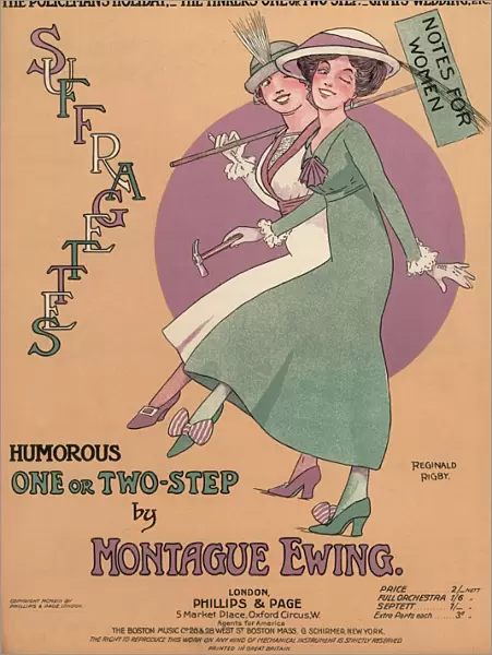 Sheet Music Suffragettes Humorous One or Two Step
