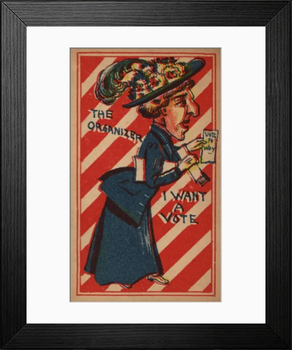 Framed Print : Suffragette Card Game Snap Organizer Framed Print : Suffragette Card Game Snap Organizer
