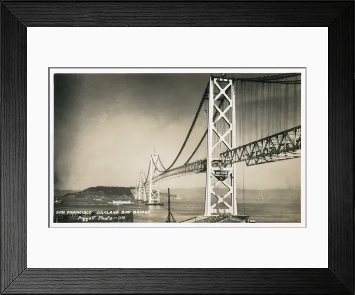 Framed Print : Oakland Bay Bridge, San Francisco, California, USA Framed Print : Oakland Bay Bridge, San Francisco, California, USA