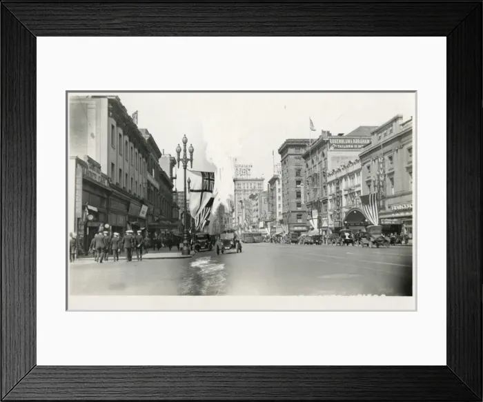 Framed Print : Market Street, San Francisco, California, USA Framed Print : Market Street, San Francisco, California, USA