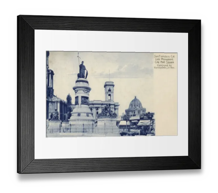 Framed Print : James Lick Monument, San Francisco, California, USA Framed Print : James Lick Monument, San Francisco, California, USA