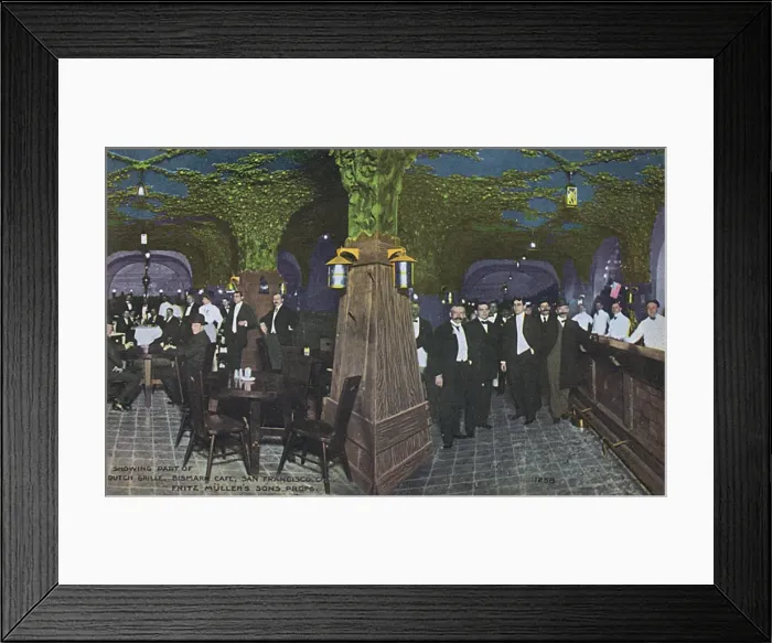 Framed Print : Dutch Grille, Bismark Cafe, San Francisco, California, USA Framed Print : Dutch Grille, Bismark Cafe, San Francisco, California, USA